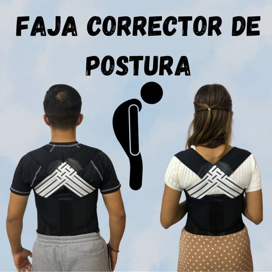 FAJA CORRECTOR DE POSTURA ORIGINAL 2 EN 1