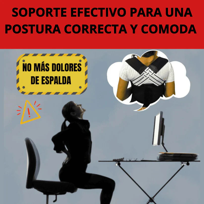 FAJA CORRECTOR DE POSTURA ORIGINAL 2 EN 1