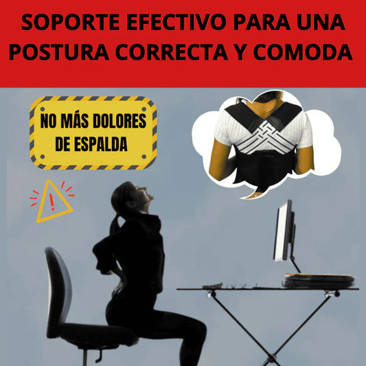FAJA CORRECTOR DE POSTURA ORIGINAL 2 EN 1